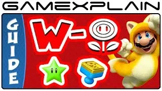 Super Mario 3D World - All Flower World Green Stars & Stamps Guide & Walkthrough