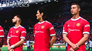 Manchester United vs Villarreal Ft. Ronaldo, Sancho, Cavani, | UEFA Champions League | Gameplay