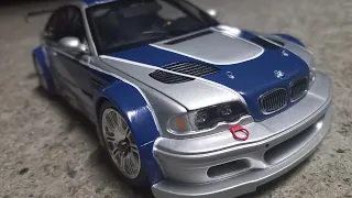 Painting the BMW m3 gtr e46 from Need For Speed Most Wanted