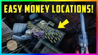 10 EASY Money Locations With TONS Of Gold Bars, RARE Loot & MORE In Red Dead Redemption 2! (RDR2)