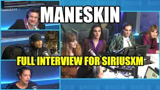 Måneskin full interview/intervista for SIRIUSXM (U.S. Radio)