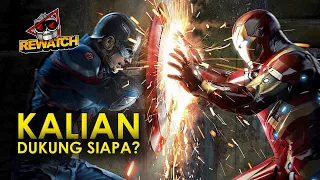 KETIKA THE AVENGERS BERSELISIH DAN BERTARUNG SATU SAMA LAIN | CAPTAIN AMERICA CIVIL WAR REWATCH-129