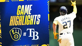 Rays vs. Brewers Game Highlights (5/1/24) | MLB Highlights