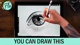 You Can Draw This EYE in PROCREATE