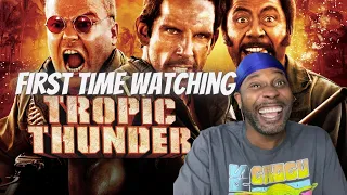 FIRST TIME WATCHING Tropic Thunder!OMG, A CLASSIC on its own!