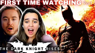 **BANE IS A GENIUS??** Dark Knight Rises Reaction: FIRST TIME WATCHING (Part 1)