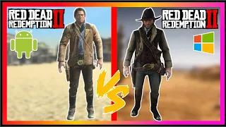 Red dead redemption 2 Android vs Red dead redemption 2 Pc