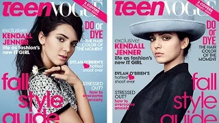 Kendall Jenner Fashion's New IT-Girl on 2 Teen Vogue Covers