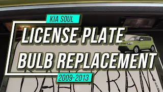 How to Replace Kia Soul License Plate / Tag Lights - 2009, 2010, 2011, 2012, 2013