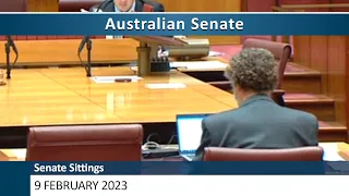 Senate Sitting - 9 February 2023