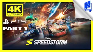 Disney Speedstorm | PS5 Gameplay Walkthrough Part 1 - 4k No Commentary