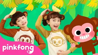 [Tiếng Việt] Ăn Chuối cùng gia đình Khỉ | thể dục trẻ em | Monkey Banana |  Pinkfong! Nhạc thiếu nhi