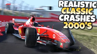 F1 REALISTIC CLASSIC CRASHES 2000'S #12