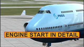 Microsoft Flight Simulator Boeing 747 Tutorial |Engine Start In Detail