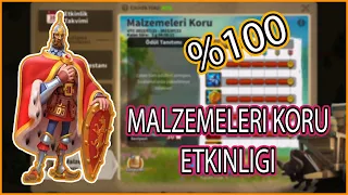 Malzemeleri Koru Etkinliğinden 20 Heykel Almak Çok Kolay - Rise Of Kingdoms