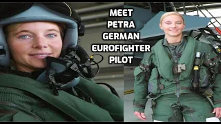 Die Frau Kampfjet-Pilotin Petra [Female Eurofighter Pilot]