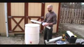 Simple, best way to connect rain barrel to downspout: Downspout diverter