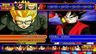 Todos los Ataques y Transformaciones de GOHAN XENO EN ISO DBZ BT3 Dragon Ball Heroes v4