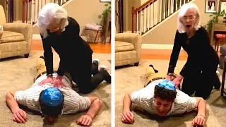 DON'T PRANK Grandma! 🤣 | Funniest Fails | Funny Fail Videos | AFV 2022