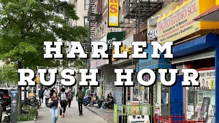 🇺🇸Live from NYC(06.07.2022): Rush Hour Walk in Harlem