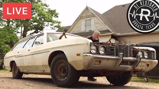 LIVE Forgotten 1972 Ford Galaxie 500 Station Wagon | Will It Run After 20 Years? | RESTORED