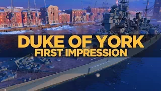 World of Warships - Duke of York First Impression