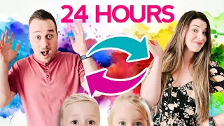 DAD is MOM for 24 HOURS Challenge!!!