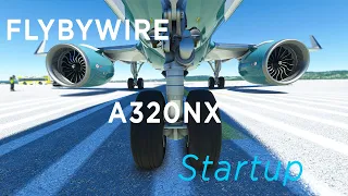 [MSFS] FLYBYWIRE A320NX Fast Startup Tutorial｜Flight Simulator & more