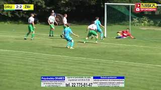 tv.nsk.pl [sytuacja] KS Drukarz Warszawa - MLKS Żbik Nasielsk 2:2 (0:2) 2022-08-27 g. 12:30