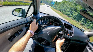 2007 Peugeot 207 [1.4 88HP] | POV Test Drive #833 Joe Black