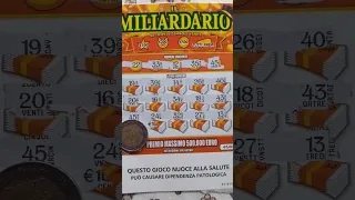 Gratta E Vinci Di Oggi Ho Vinto Il Miliardario #shorts #grattaevincidioggi #bellaitalia
