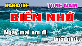 Biển Nhớ Karaoke Tone Nam Nhạc Sống gia huy beat