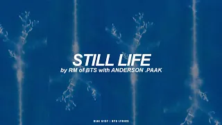 Still Life with Anderson .Paak | RM (BTS - 방탄소년단) English Lyrics