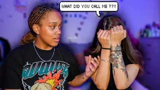 CALLING MY GIRLFRIEND ANOTHER GIRLS NAME PRANK!! *she cried*