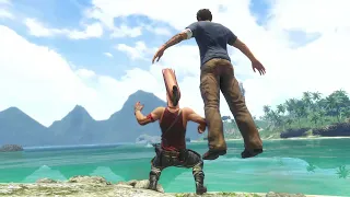 Jason and Vaas stabing each other