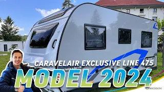 Caravan review Caravelair Exclusive Line 475 modeljaar 2024