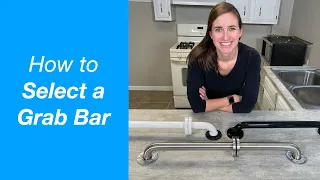 How to Select a Grab Bar for your Bathroom, Shower, or Toilet | Standard vs. Designer