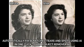 One Click to Restore Old Photos in Seconds - Remove Scratches and Spots on Old Photos Automatically!