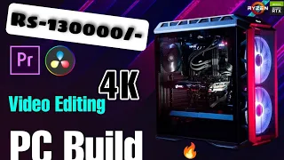 Rs-130000 4K Video Editing PC Build | Ryzen 7 5700X & RTX 3060 | Karan_ShaH