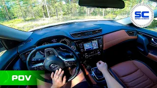 Nissan X-Trail 2.0 dCi X-Tronic CVT 177PS 2018 POV Test Drive on ROAD