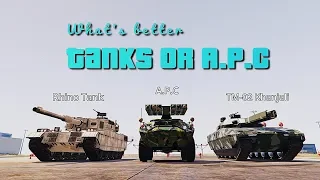 GTA V Online Tanks vs APC which is better