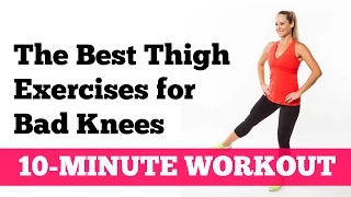 The Best Thigh Exercises for Bad Knees - 10-Minute Home Workout