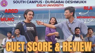 Asking Random Student's their CUET Score & College Review ✨ | South Campus | Delhi University | DU 😎