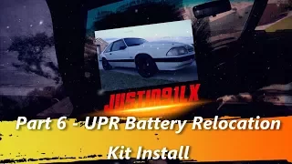 Foxbody On3 Turbo 351w Build - Part 6 UPR Battery Relocation Kit Install