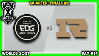 Worlds 2021 | Quarter-Finals #2: EDG vs RNG (Live-View #12 | Day #14: Playoffs Day 2)