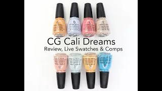 China Glaze Cali Dreams Collection: Review, Live Swatch & Comparisons