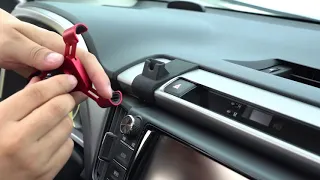 Toyota RAV4 car phone holder installation video