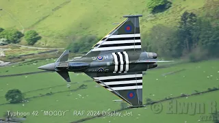 Spectacular Typhoon display Jet through the Mach Loop and friends