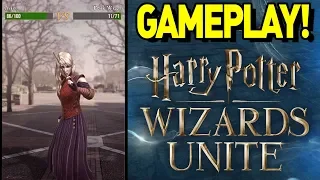 FIRST GAMEPLAY of HARRY POTTER WIZARDS UNITE! HARRY POTTER GO!