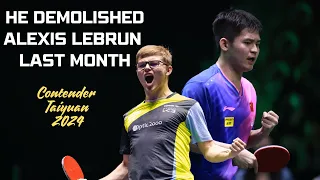 Alexis Lebrun vs Lin Shidong | Can he avenge his loss last time? WTT Taiyuan 2024 | PPTV Review